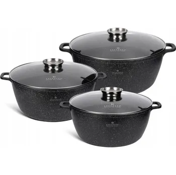 Sada nádobí Sada hrnců Edenberg hliníková 6 ks