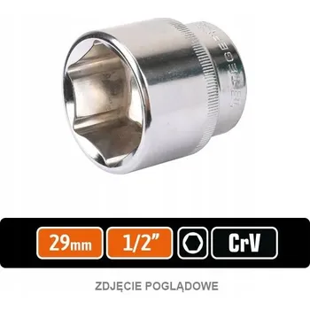 Klíč Nástrčkový klíč 1/2" šestihranný 29 mm / TEGER