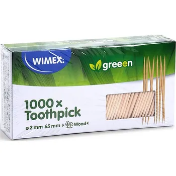 Párátko a napichovátko WIMEX Dřevěná párátka 6,5 cm 1000 ks