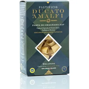 Ducato d'Amalfi - Pasta di Gragnano IGP- Rigatoni 500g (Ducato d'Amalfi - Pasta di Gragnano IGP- Rigatoni 500g)