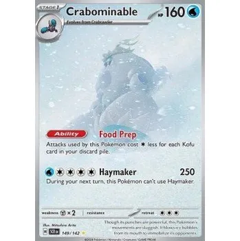 Karetní hra Pokémon SCR 149/142 Crabominable - Stellar Crown