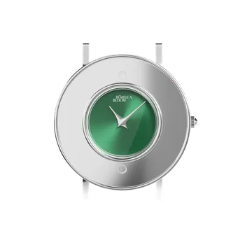 Hodinky Rosella Bloom Stříbrné pouzdro/zelený číselník RBR14C819-17XS