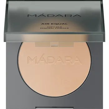 Pudr MÁDARA Hedvábný minerální pudr Air Egual (Soft Silk Mineral Powder) 9 g 02 Beige + 2 měsíce na vrácení zboží