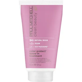 Vlasová regenerace Paul Mitchell Bezoplachová péče pro barvené vlasy Clean Beauty Color Protect (Leave-In Treatment) 150 ml + 2 měsíce na vrácení zboží