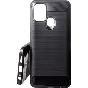 Pouzdro na mobilní telefon Pouzdro Forcell Carbon Samsung Galaxy A21s černé