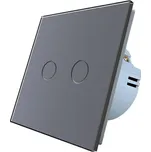 WELAIK skleněný dotykový vypínač kompletní ř.5- tmavě šedý