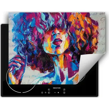 Obraz Ochranná podložka na indukční varnou desku dekorativní rolovací do kuchyně potisk 80x52 wm0172