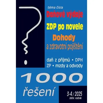 1000 řešení: Daňové výdaje, ZDP po novele, Dohody a zdravotní pojištění Kniha