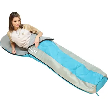 Spacák CESTOVNÍ SPACÍ pytel 210X80/50CM MODRO ŠEDÝ ENERO CAMP