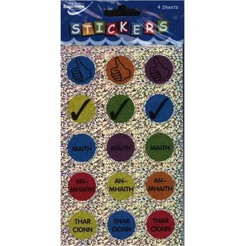 samolepka Holografické samolepky mix 4 archy - DEKORAČNÍ SAMOLEPKY motivační VZORY