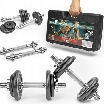 Železné nastavitelné činky Be-Active.pl 2x 10 kg