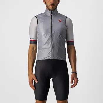 Cyklistická vesta Castelli Aria Vest M světle šedá - 10 % pro přihlášené BFEXTRA10