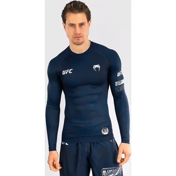 Rashguard Rashguard VENUM UFC Fusion by Venum Fight Week Dl. rukáv - oceanic modrý XL