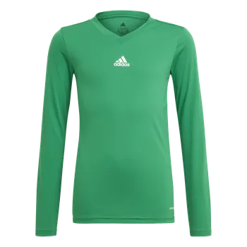 Pánské tričko Adidas Teamsport Team Base dlouhý rukáv zelená UK Junior XS