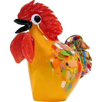 Obraz Figurka kohout bílý jako dárek dekorace ozdoba 23 cm VELKÁ pro děti slepice