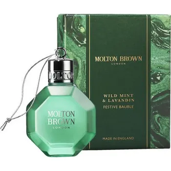 Sprchový gel Molton Brown Koupelový a sprchový gel Wild Mint & Lavandin Festive Bauble (Bath & Shower Gel) 75 ml + 2 měsíce na vrácení zboží