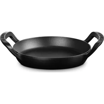 Pánev Le Creuset, Litinová pánev BBQ Outdoor kulatá 25 cm černá matná - Formadore