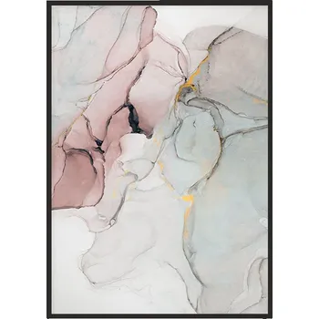 Obraz OBRAZ PLAKÁT V RÁMU 33x43 cm Mramor P1767