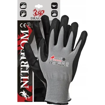 Pracovní rukavice Rukavice Reis NITRIFOM SB velikost 9 - L 1 pár