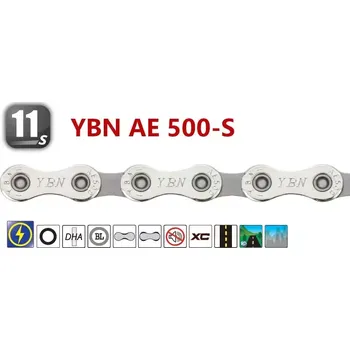 Řetěz na kolo Yaban - Řetěz pro CUES AE500 S stříbrno/šedý 9/10/11x (136čl.)