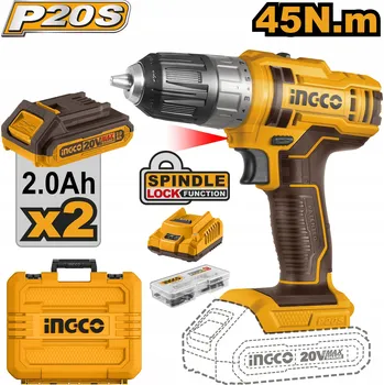 Aku Šroubovák INGCO, akumulátorová, 20 V, CDLI200528E