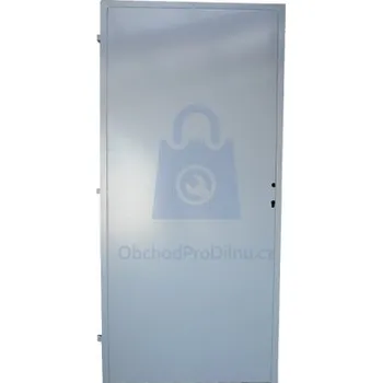 Vchodové dveře Plechové dveře do zárubně zateplené 900 x 1970 mm levé RAL 7040 šedá
