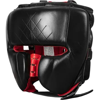 Chránič hlavy na box a bojový sport Boxerská helma TITLE Ko-Vert - černá