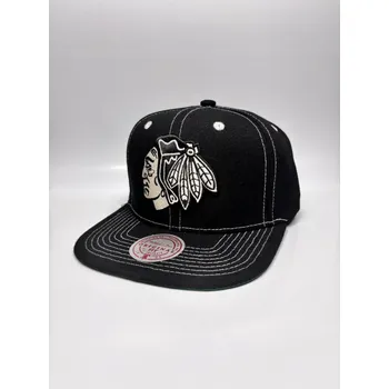 Kšiltovka Mitchell & Ness Pánská kšiltovka Chicago Blackhawks NHL Contrast Natural Snapback