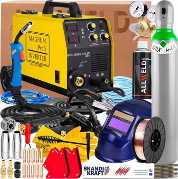 Svářečka Svářečka MIGOMAT 200A MAGNUM PRO PÁJENÍ 230V IGBT MIG/MAG MMA SADA