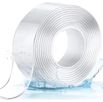 Nano oboustranná páska 20 mm x 5 m gelová průhledná opakovaně použitelná