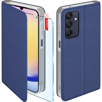 Pouzdro na mobilní telefon Flipové pouzdro KrainaGSM pro Samsung Galaxy A25 5G modré