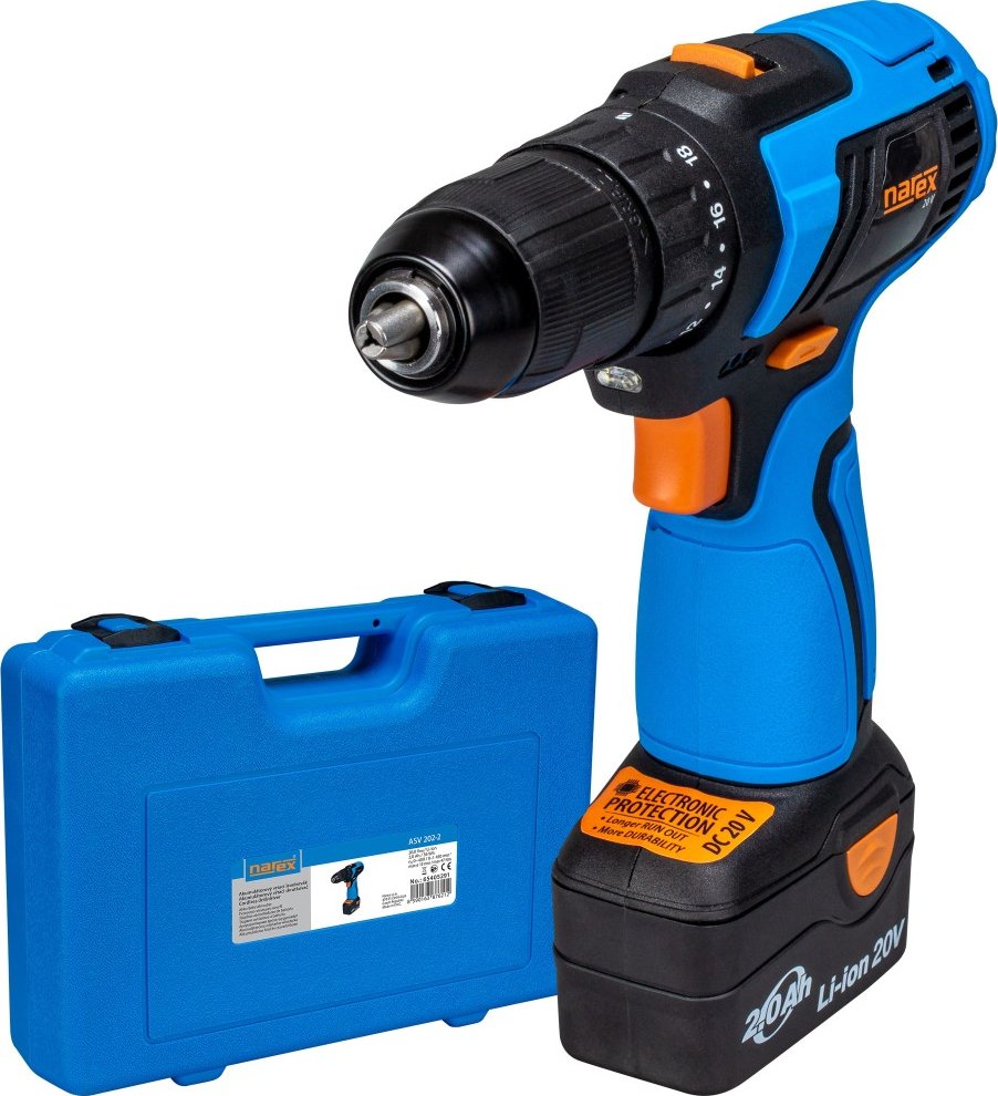 ASV 202-2 Narex Vrtací aku šroubovák 20V e-POWER 65405291