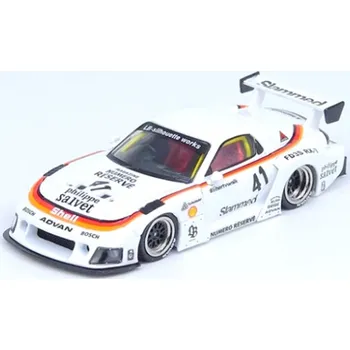 autíčko Mazda RX7 (FD3S) LB Super Silhouette 1:64 - INNO Models Mazda RX7 LBWK - kovový model auta 1/64