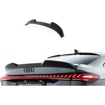 Auto-moto Prodloužení spoileru 3D Audi A5 S-Line Sedan B10 černý lesklý plast