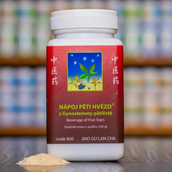 TCM Herbs Nápoj pěti hvězd z Gynostemmy pětilisté (850) 100g – osobní odběr v Pardubicích a Jihlavě