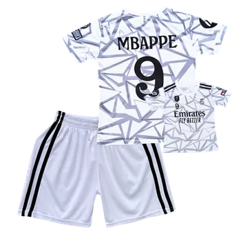 Fotbal Numberoplus Dětský fotbalový dres komplet Real Madrid CF - Kylian Mbappé 9 Velikost: 9-let.(vel.128)