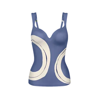 Dámské plavky Dámské tankini vrchní díl Summer Allure WP Tankini modré - Triumph 40E