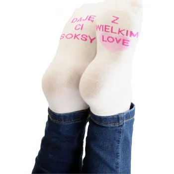 Dámské ponožky NOVITI Dámské ponožky LOVE" 35/38