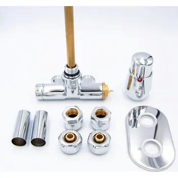 Termostat Hopa Single-Set Připojovací sada jednobodová se svěrným šroubením, levá, nerez, RDSINGLESETLSS