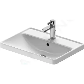 Duravit D-Neo Umyvadlo zápustné 60x44 cm, 1 otvor pro baterii, bílá, 0357600027
