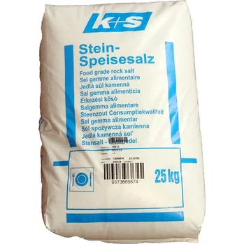 Změkčovač vody K+S jedlá kamenná sůl hrubá 3,2-1,5mm, 25kg