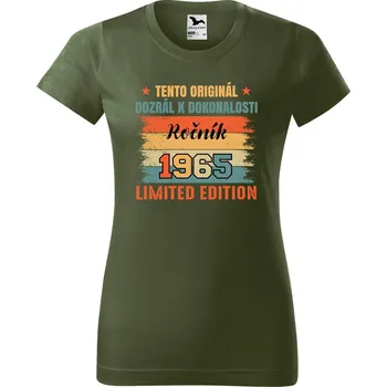 Dámské narozeninové tričko Ročník dozrál Barva trička: Khaki - 09, Velikost: 2XL