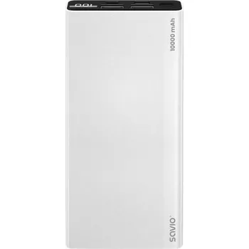 Powerbanka Powerbank Savio 10000 mAh bílý