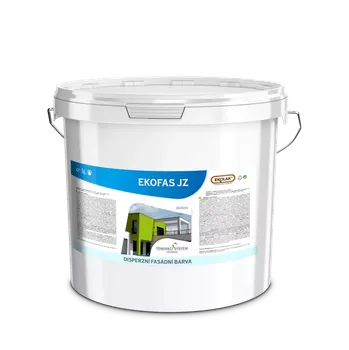 Fasádní barva EKOFAS JZ - fasádní barva 20kg (bílá) (jemně zrnitá disperzní fasádní barva)