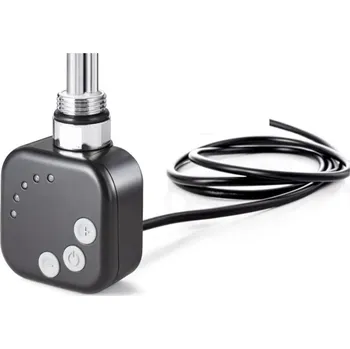 Topná tyč Olsen Spa Burgh Topná tyč s termostatem, 600 W, rovný kabel, černá, RDOHT2RK60014