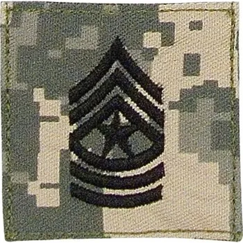Nášivka Nášivka hodnosti SERGEANT MAJOR ARMY ACU DIGITAL