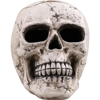 Party dekorace Halloweenská kouřící lebka