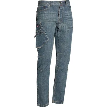 Pánské kalhoty Kalhoty 8025BP JEANS JEST STRETCH modré 2XL modré