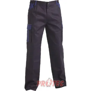 montérky Montérkové kalhoty pánské AMISO do pasu 58 - modrá