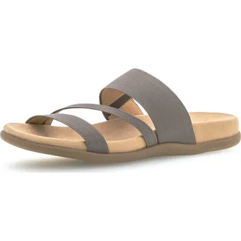 Dámské pantofle Nadměrné pantofle dámské Gabor 63.702.82 šedé široká špička - 43